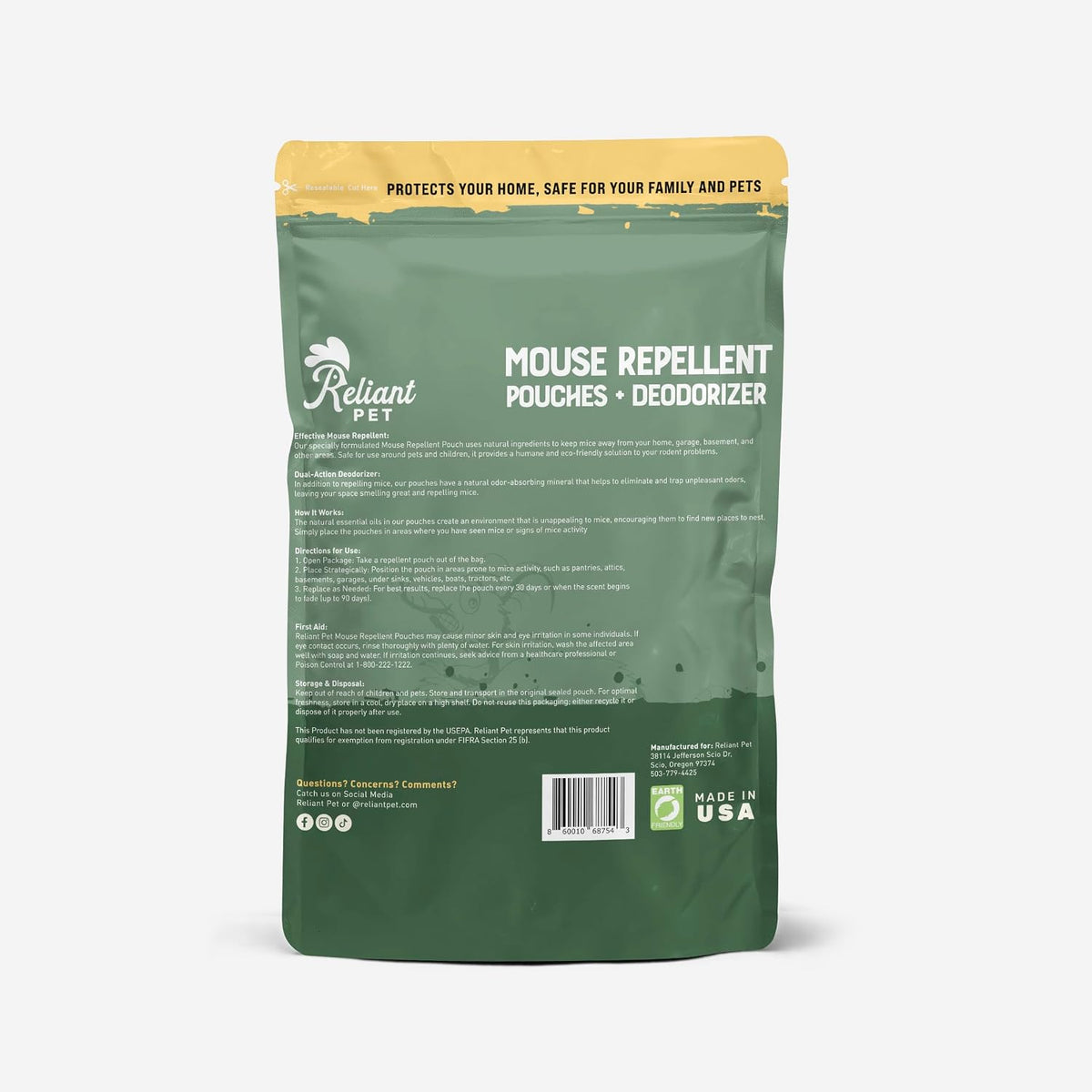 MouseGuard™ – Natural Mouse Repellent Pouches