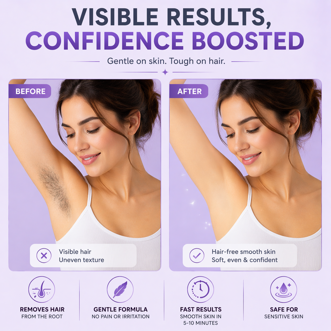 Gentle Hair Removal Body Mousse - Essential Cove