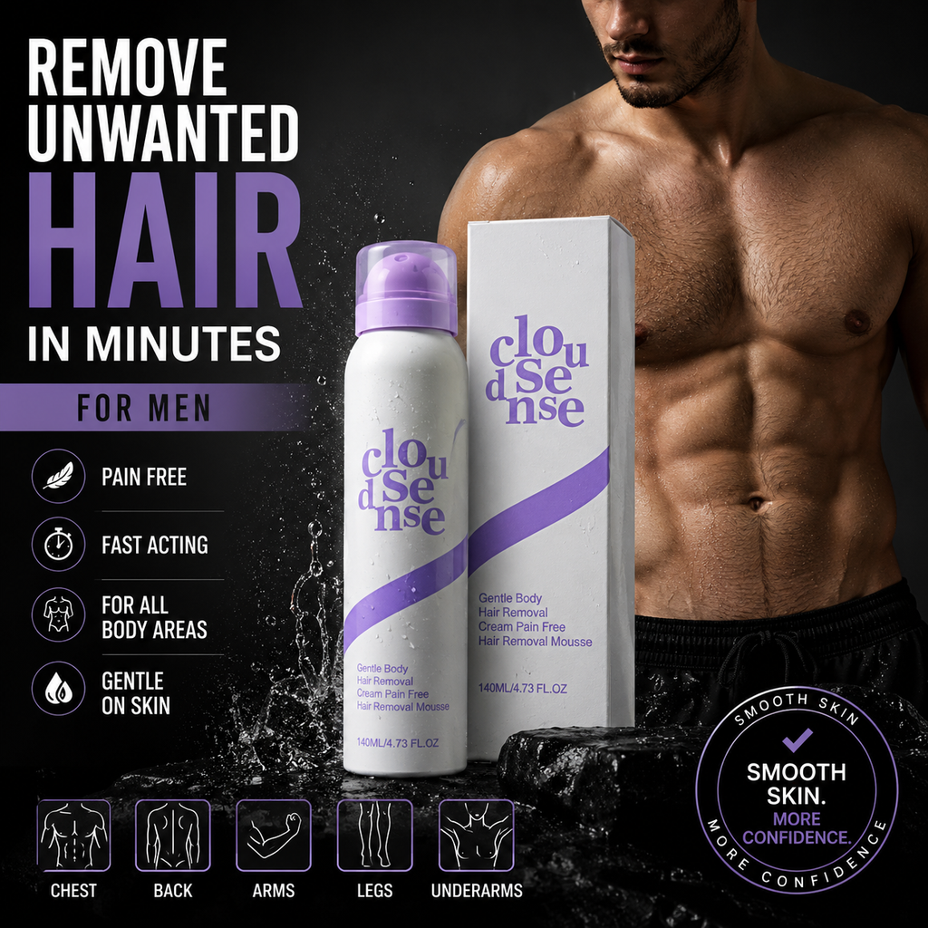 Men's Full Body Hair Removal Mousse