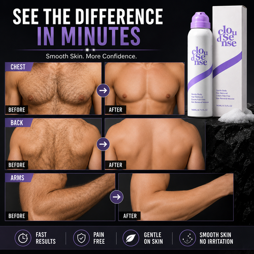 Men's Full Body Hair Removal Mousse