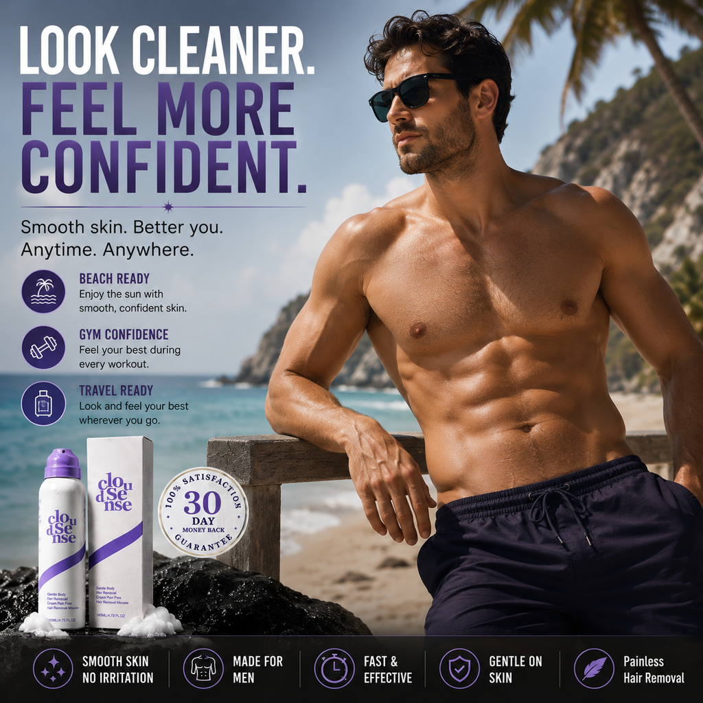 Men's Full Body Hair Removal Mousse