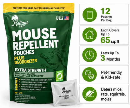 MouseGuard™ – Natural Mouse Repellent Pouches